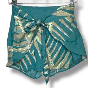 Patagonia Teal and Olive Women's Shorts